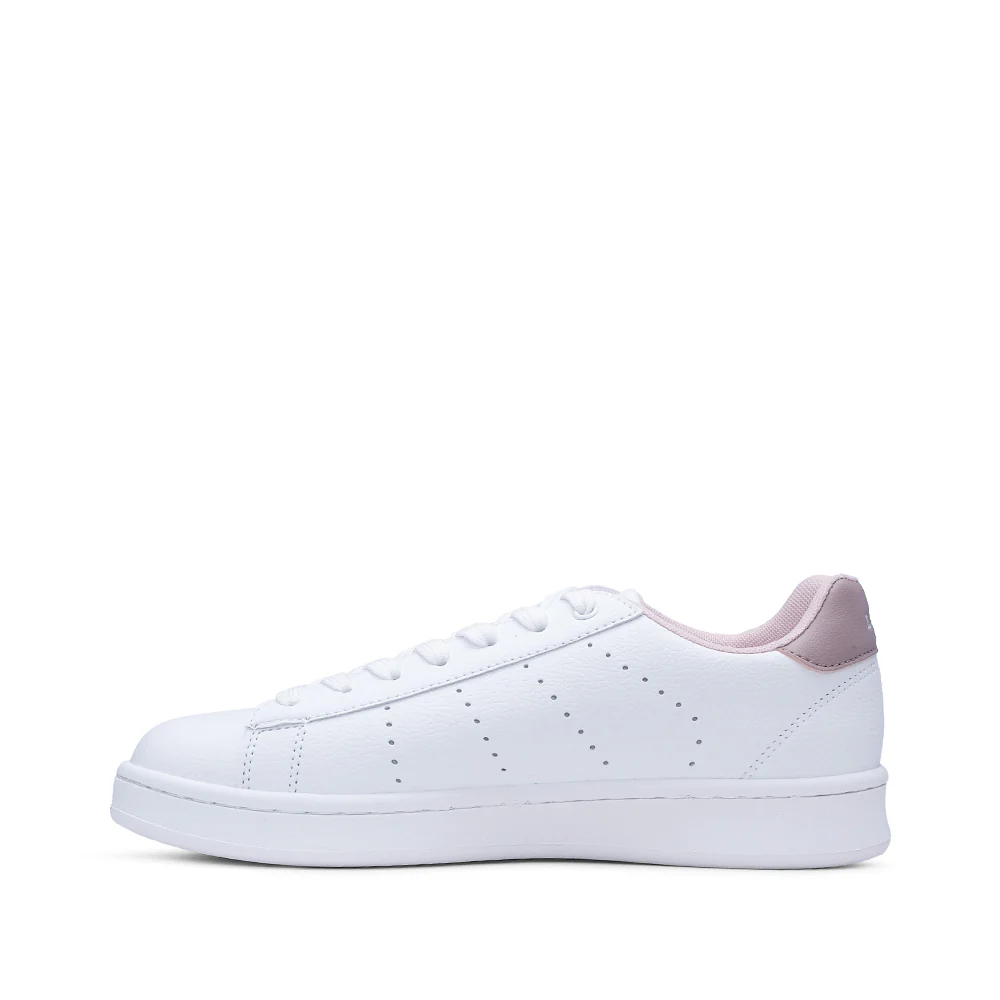 Sapatilha Casual Criança Pele Sintética Branco E Rosa - Image 2