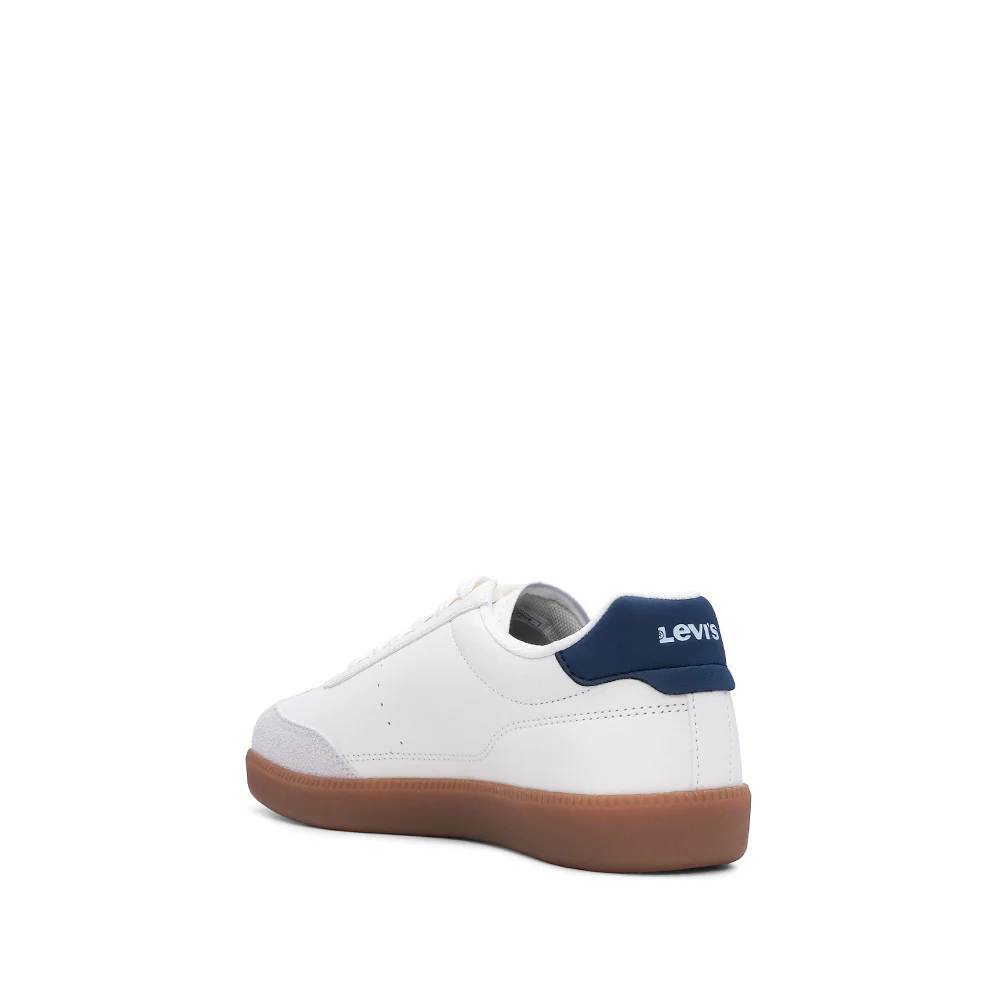 Sapatilha Casual Criança Pele Sintética Branco E Azul - Image 4