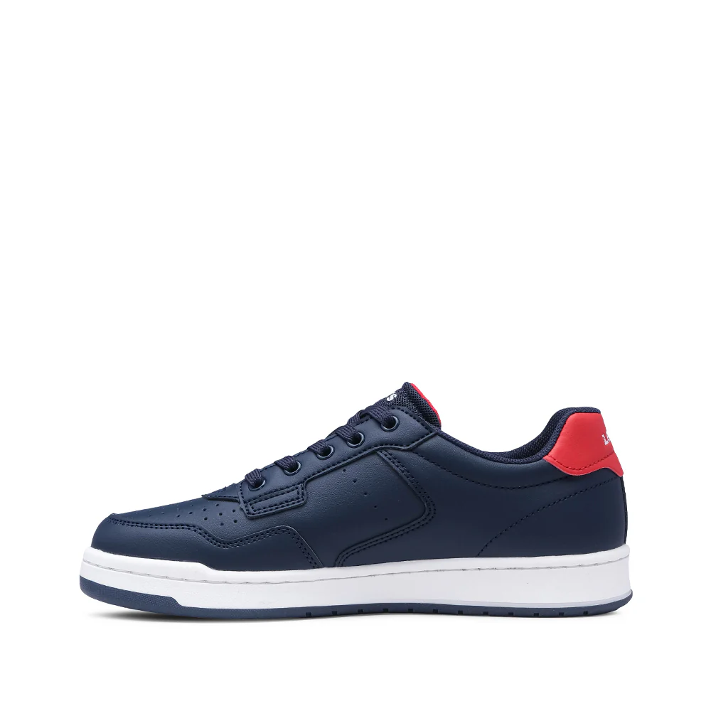 Sapatilha Casual Criança Pele Sintética Azul E Vermelho - Image 2