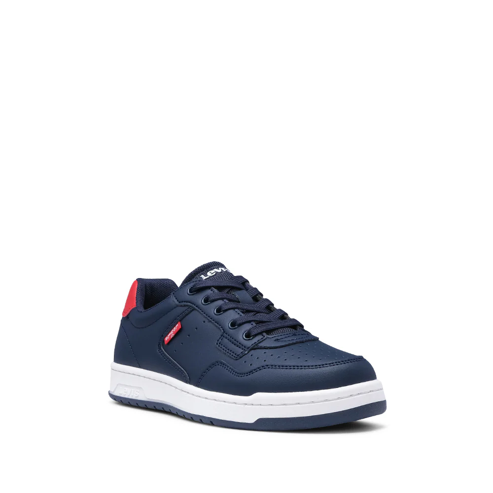 Sapatilha Casual Criança Pele Sintética Azul E Vermelho - Image 3
