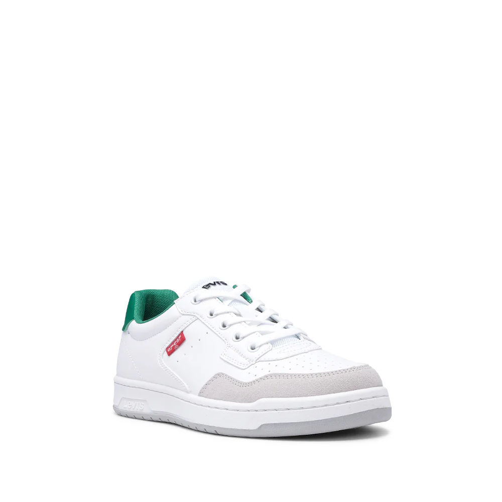Sapatilha Casual Criança Pele Sintética Branco E Verde - Image 3