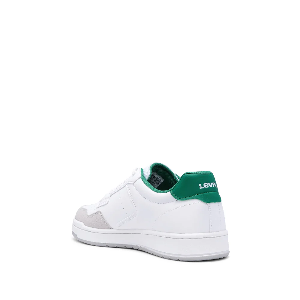 Sapatilha Casual Criança Pele Sintética Branco E Verde - Image 4