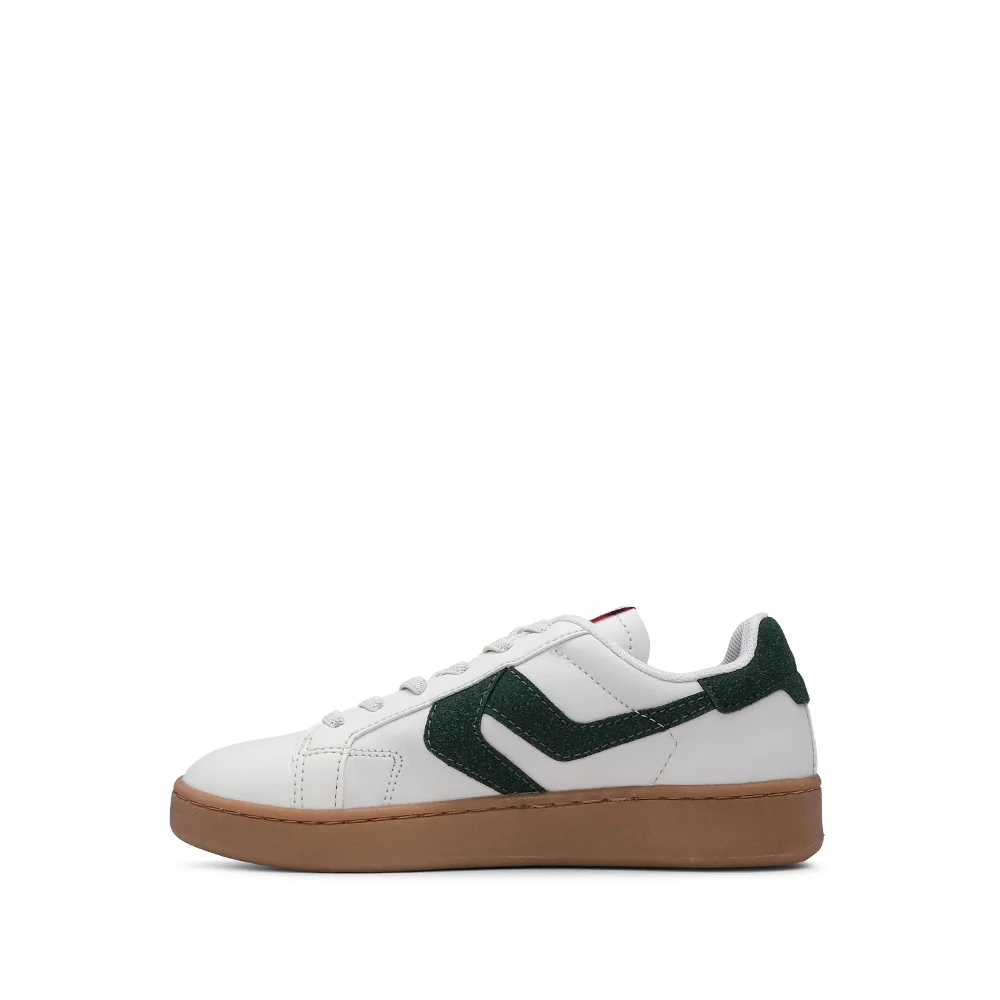 Sapatilha Casual Criança Pele Sintética Branco E Verde - Image 2