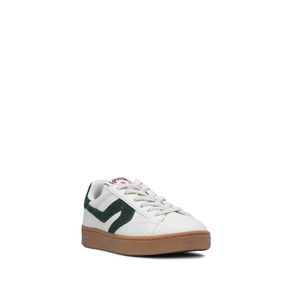 Sapatilha Casual Criança Pele Sintética Branco E Verde - Image 3
