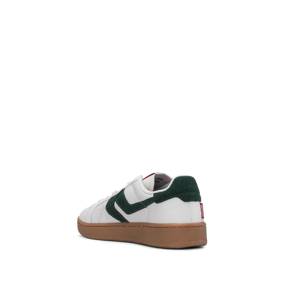 Sapatilha Casual Criança Pele Sintética Branco E Verde - Image 4