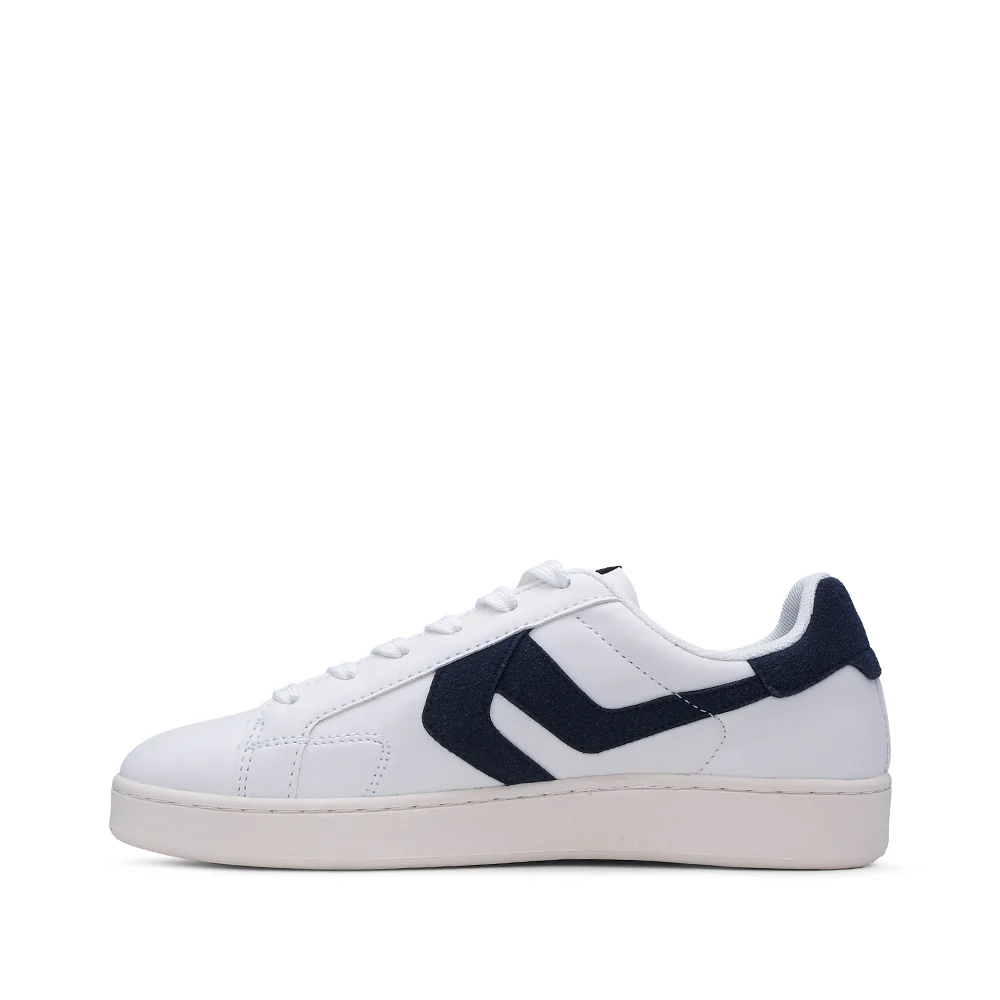 Sapatilha Casual Criança Pele Sintética Branco E Azul - Image 2