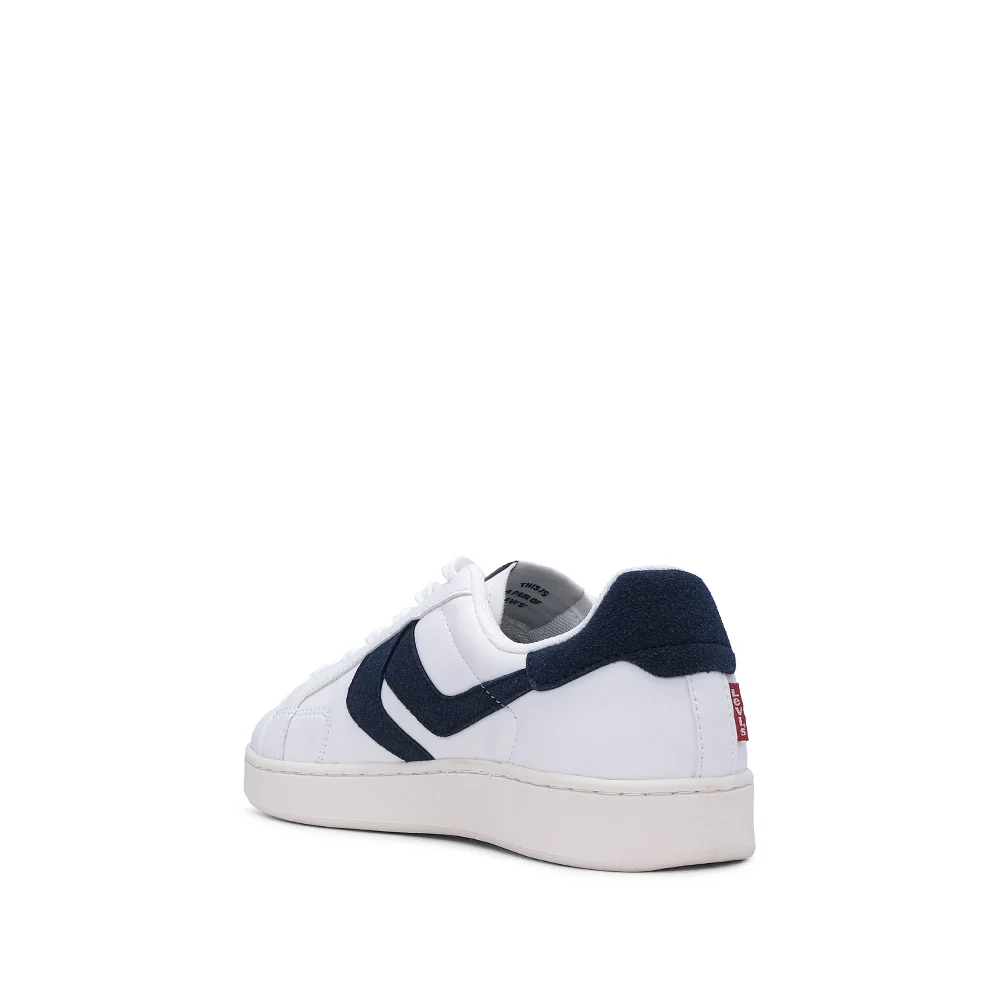 Sapatilha Casual Criança Pele Sintética Branco E Azul - Image 4