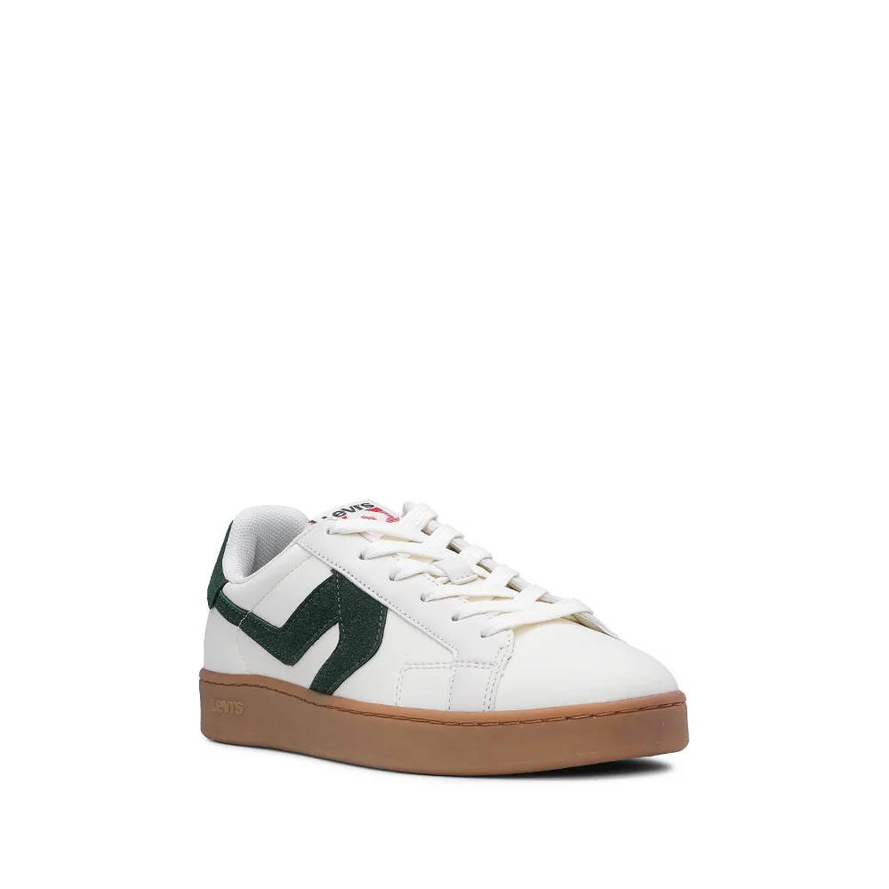 Sapatilha Casual Criança Pele Sintética Branco E Verde - Image 3