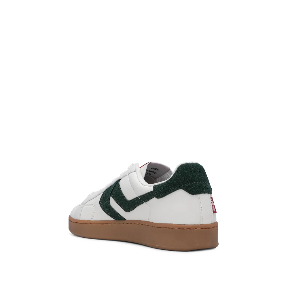Sapatilha Casual Criança Pele Sintética Branco E Verde - Image 4