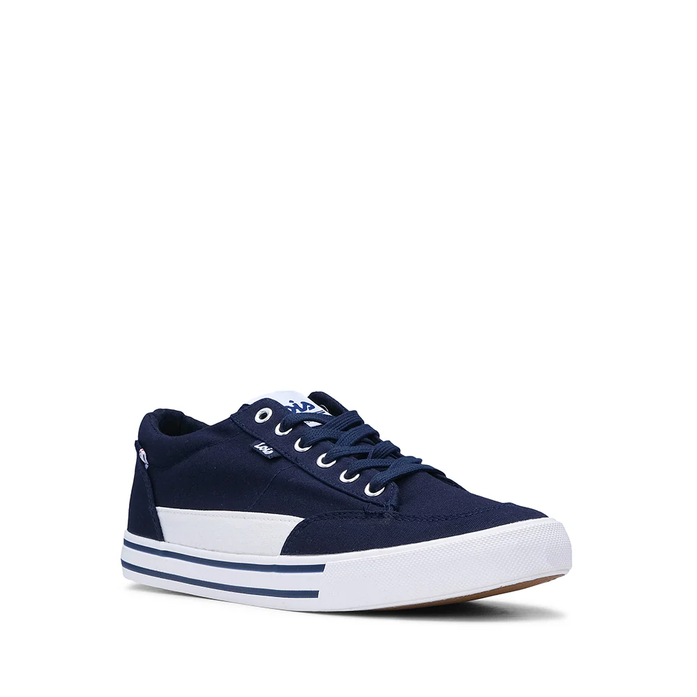 Sapatilha Casual Homem em Tecido Azul Marinho - Image 3