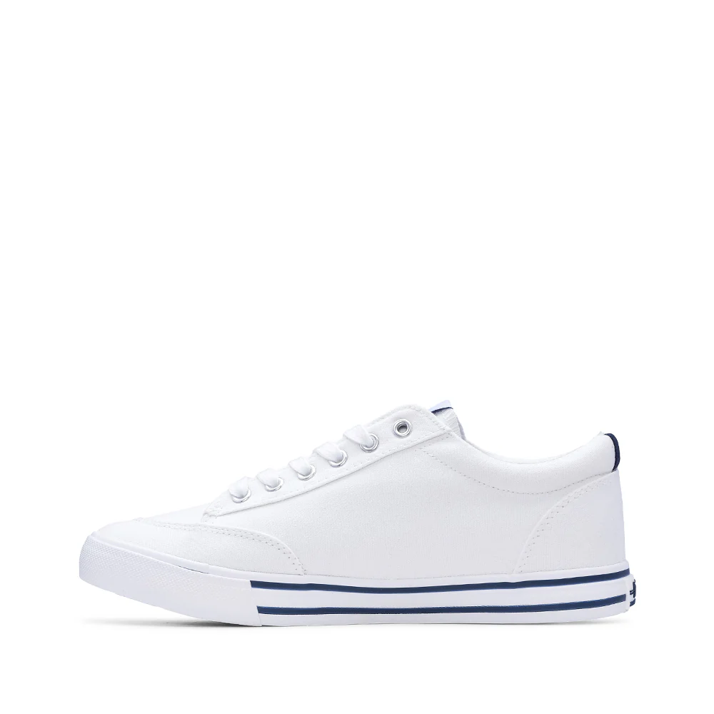 Sapatilha Casual Homem em Tecido Branco - Image 2