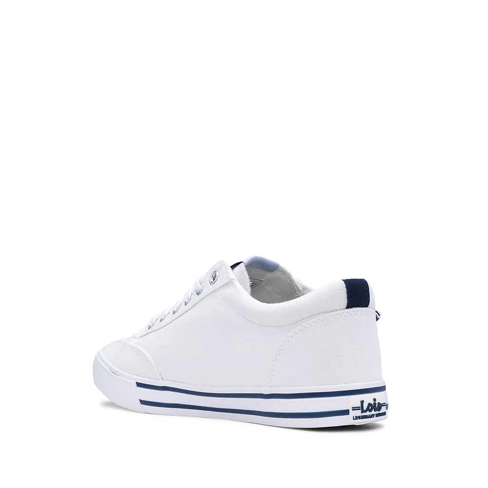 Sapatilha Casual Homem em Tecido Branco - Image 4