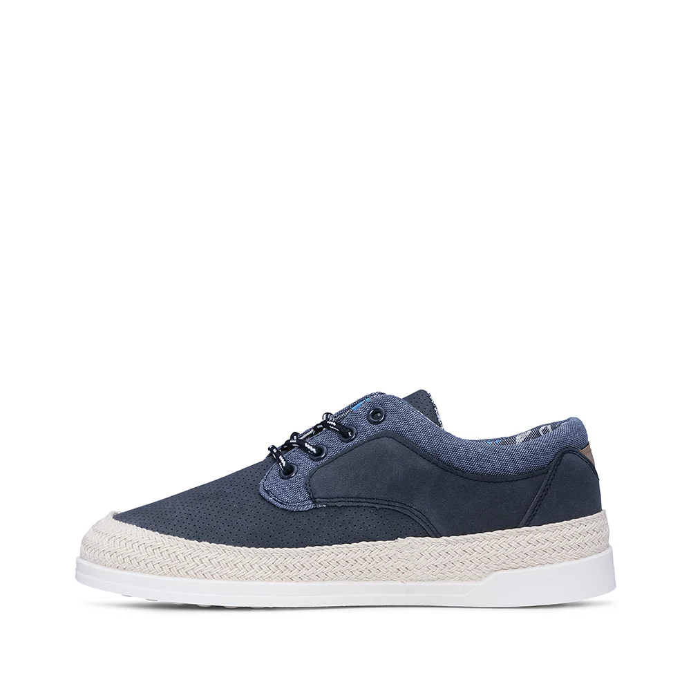 Sapato Casual Homem Pele Sintética Azul Marinho - Image 2