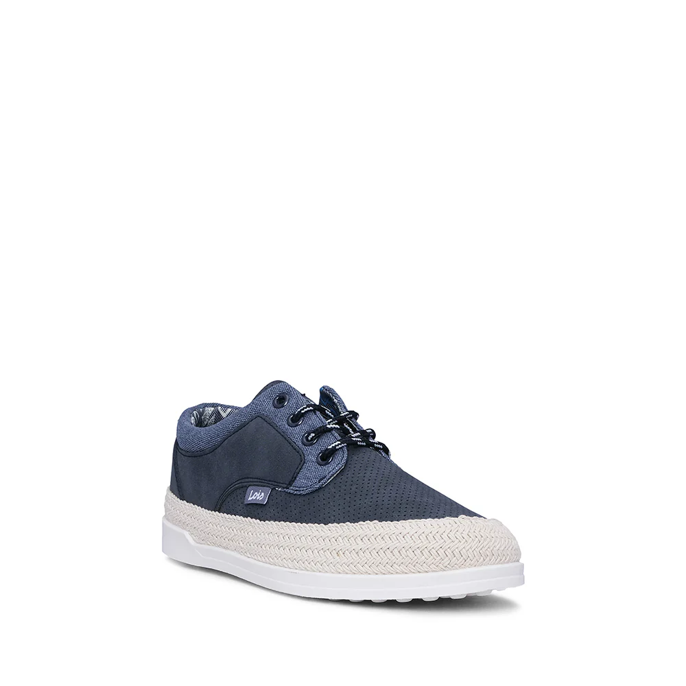 Sapato Casual Homem Pele Sintética Azul Marinho - Image 3
