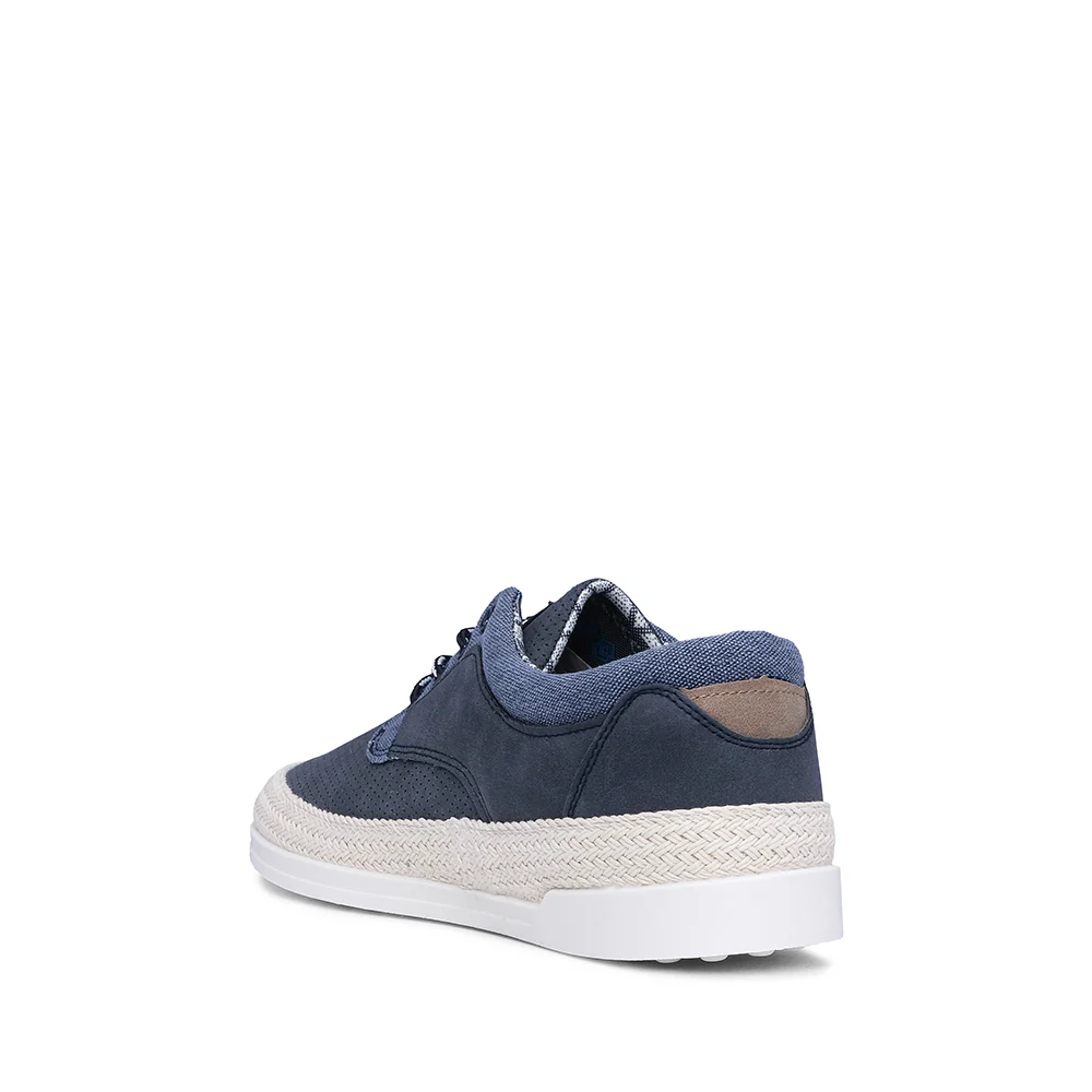 Sapato Casual Homem Pele Sintética Azul Marinho - Image 4