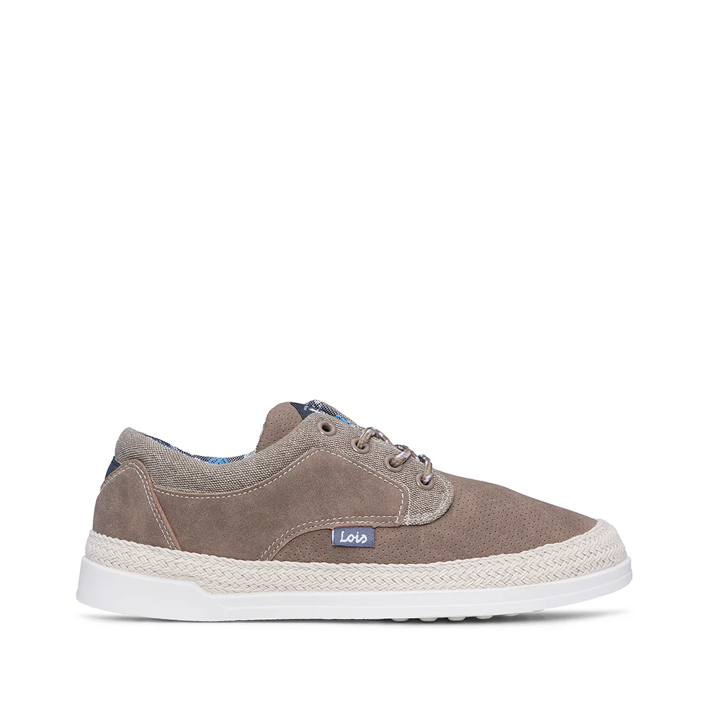 Sapato Casual Homem Pele Sintética Taupe