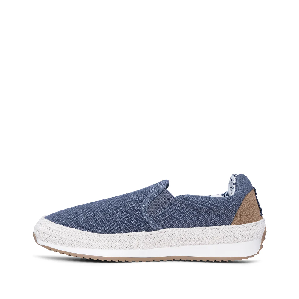 Sapato Casual Homem Pele Sintética Azul Marinho - Image 2