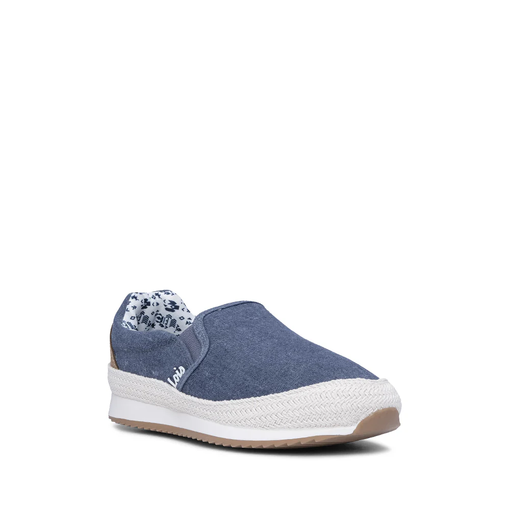 Sapato Casual Homem Pele Sintética Azul Marinho - Image 3