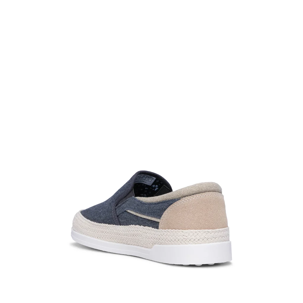 Sapato Casual Homem Pele Sintética Azul Marinho - Image 4