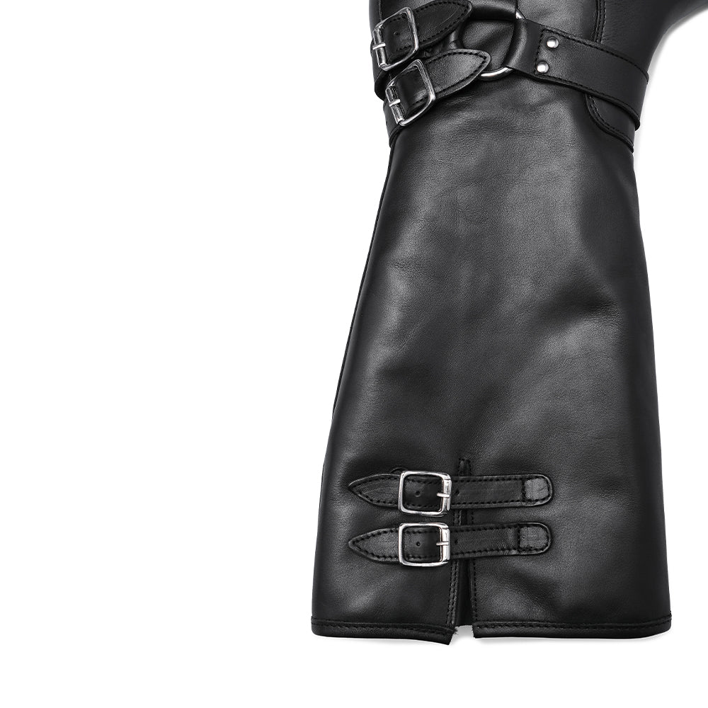 Bota Biker Mulher Pele Preto - Image 7