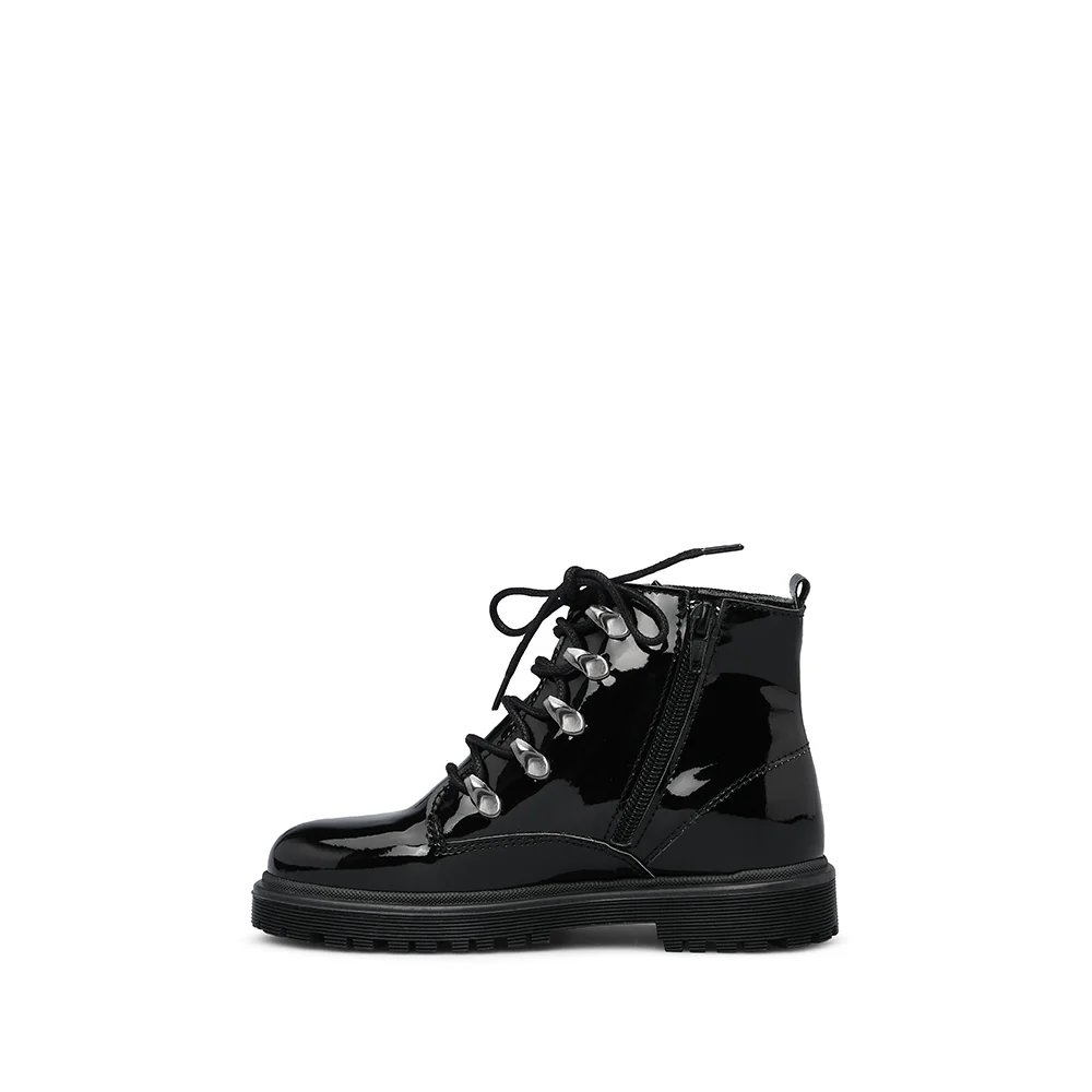 Bota Casual Criança Verniz Preto - Image 2