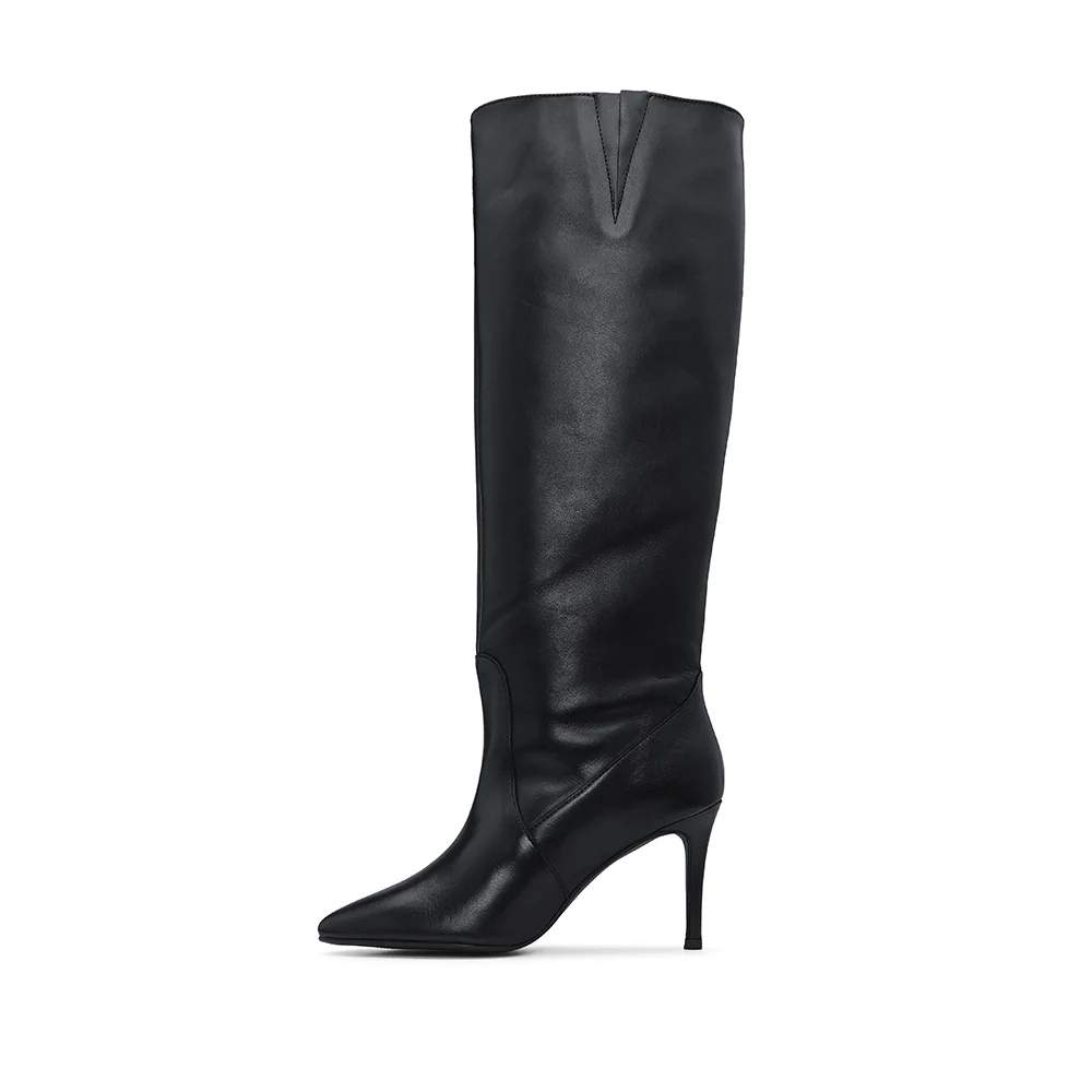 Bota Clássico Mulher Pele Preto - Image 2