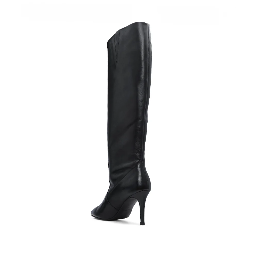 Bota Clássico Mulher Pele Preto - Image 4