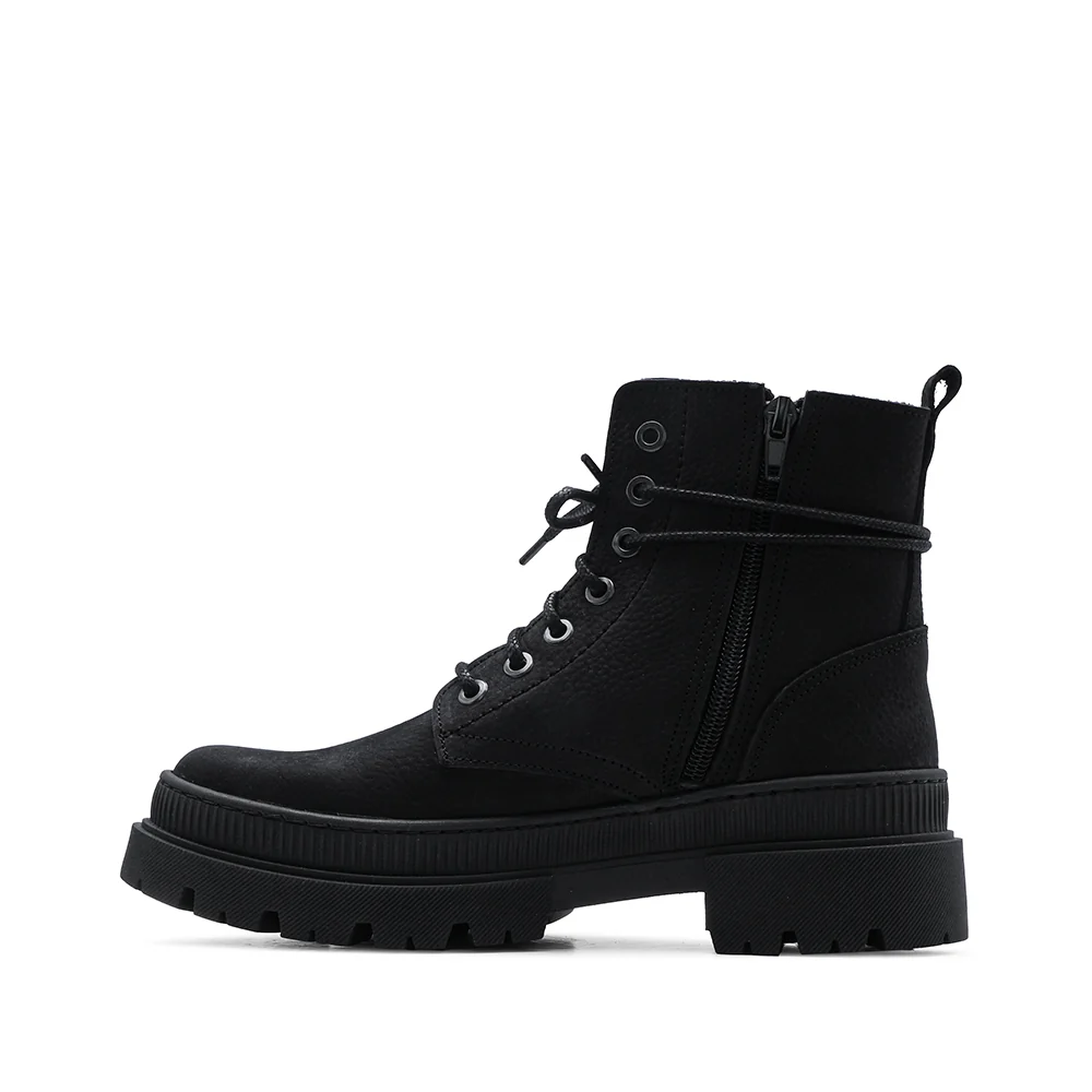 Bota Militar Mulher Pele Preto - Image 2