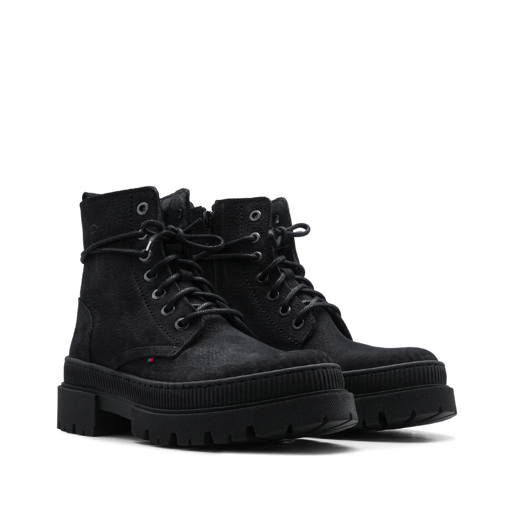 Bota Militar Mulher Pele Preto - Image 3