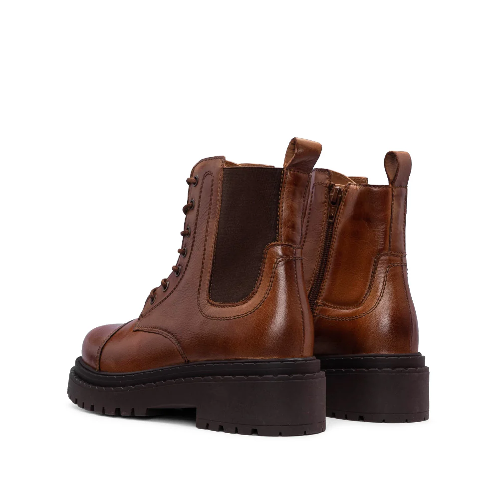 Bota Militar Mulher Pele Camel - Image 4