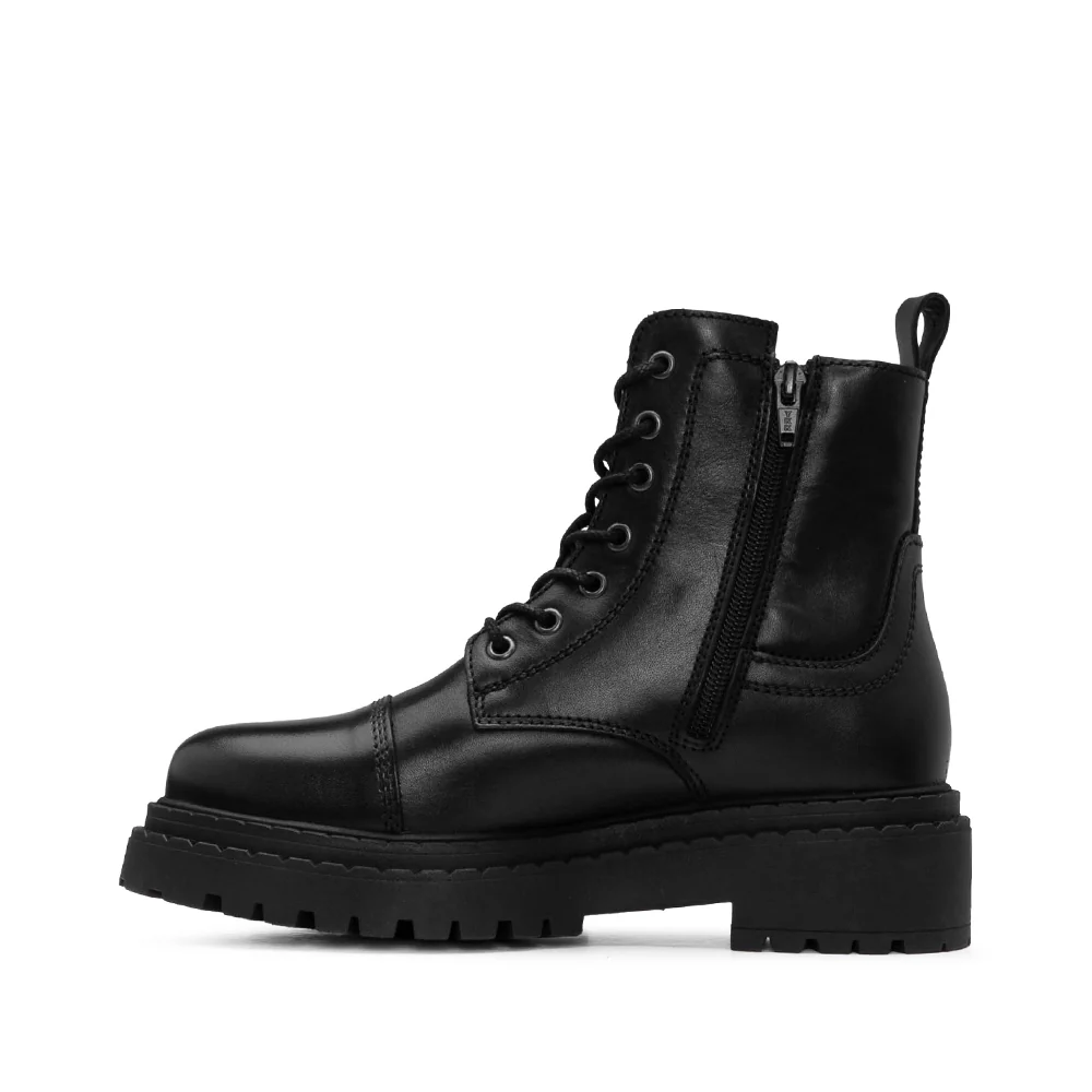 Bota Militar Mulher Pele Preto - Image 2