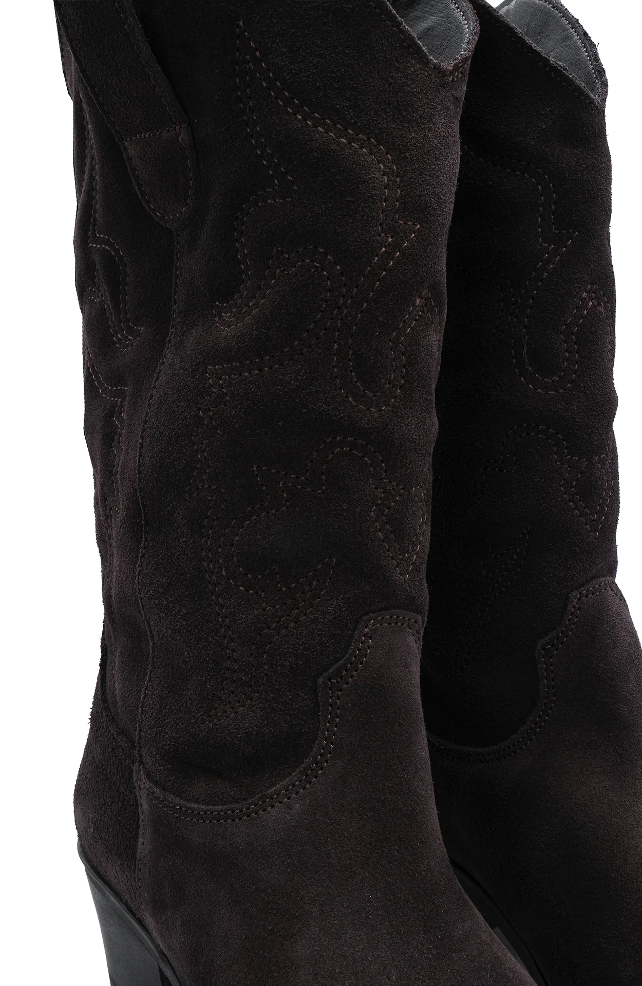 Bota Texana Mulher Camurça Castanho - Image 5