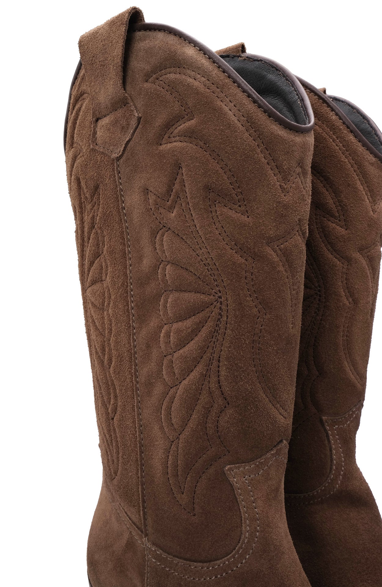 Bota Texana Mulher Camurça Castanho - Image 5