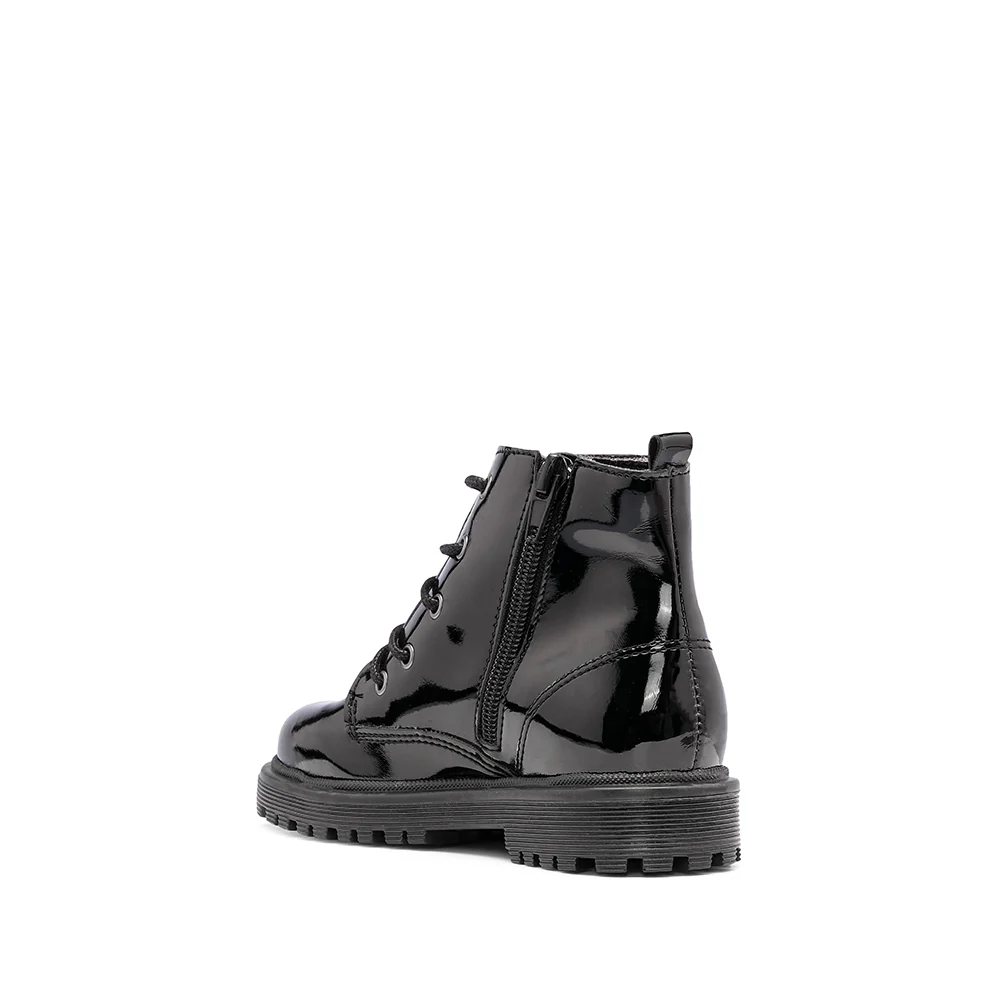 Botim Casual Criança Verniz Preto - Image 4