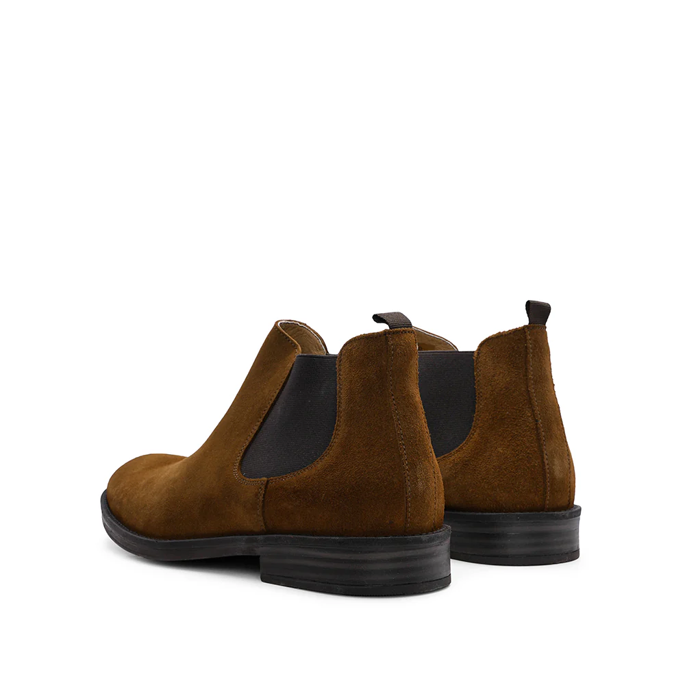 Botim Casual Homem Camurça Camel - Image 3