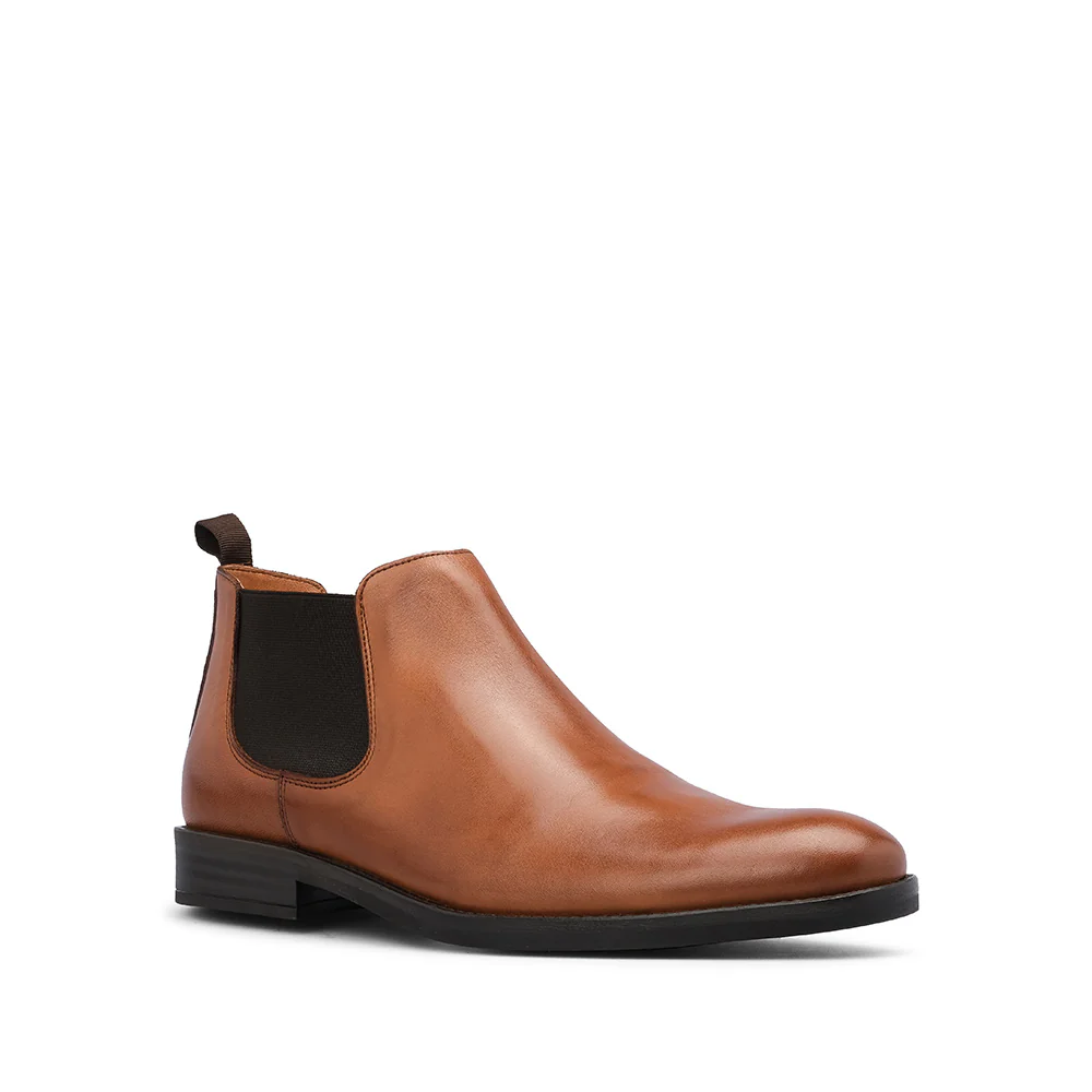 Botim Casual Homem Pele Cognac - Image 3