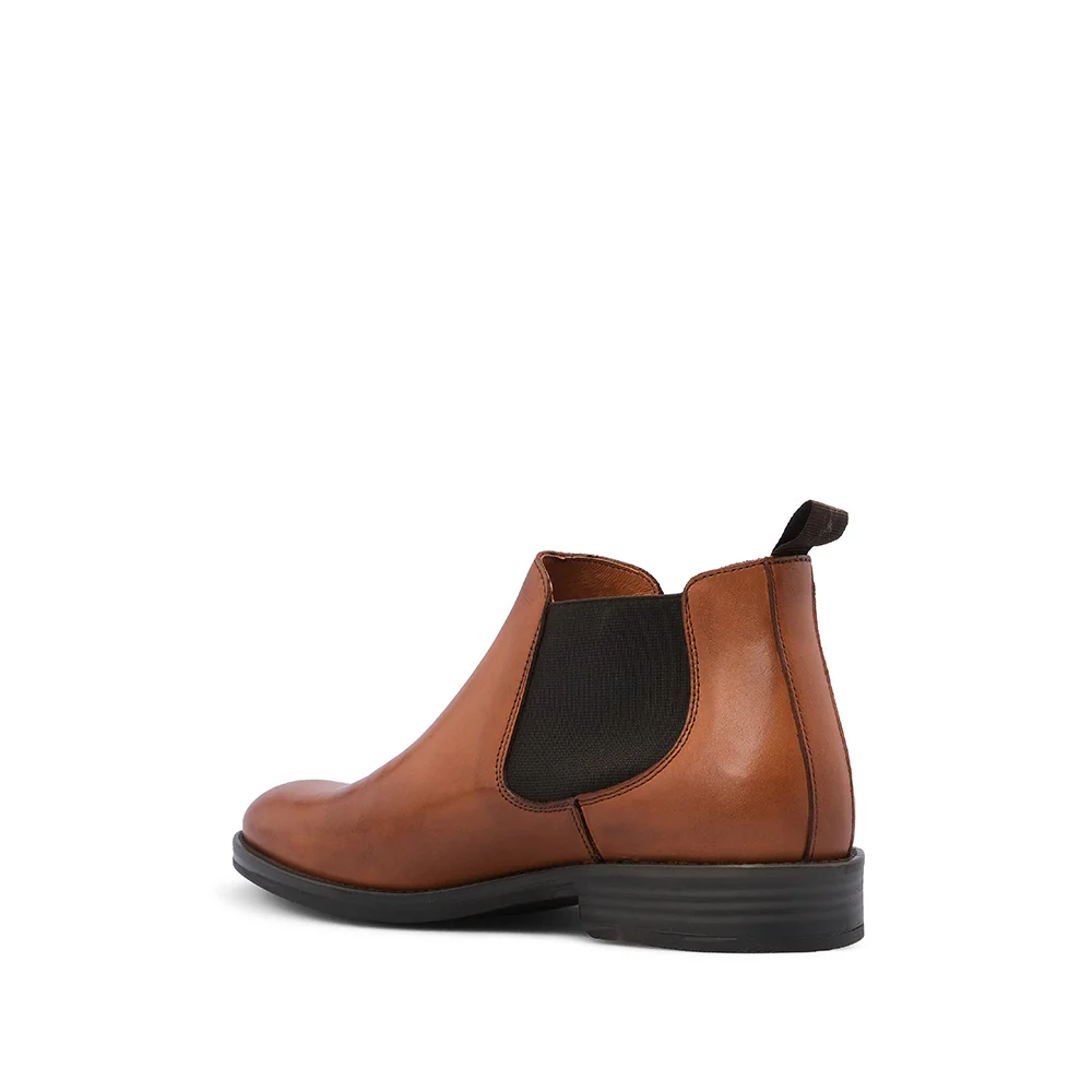 Botim Casual Homem Pele Cognac - Image 4