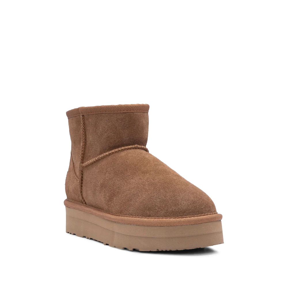 Botim Casual Mulher Camurça Camel - Image 3