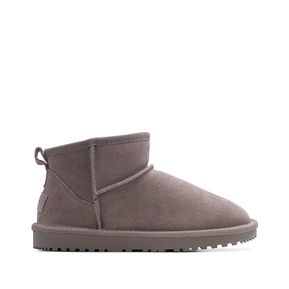 Botim Casual Mulher Camurça Taupe