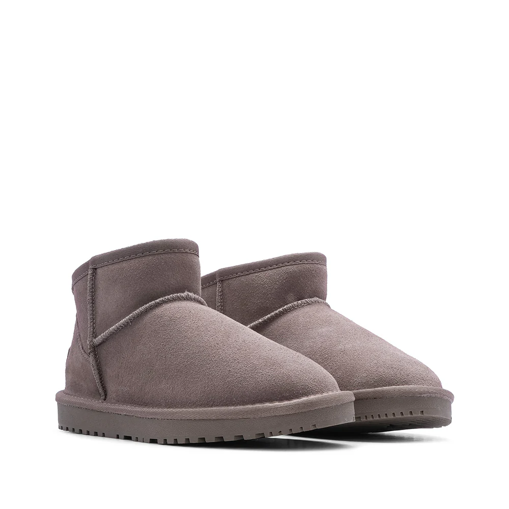 Botim Casual Mulher Camurça Taupe - Image 2