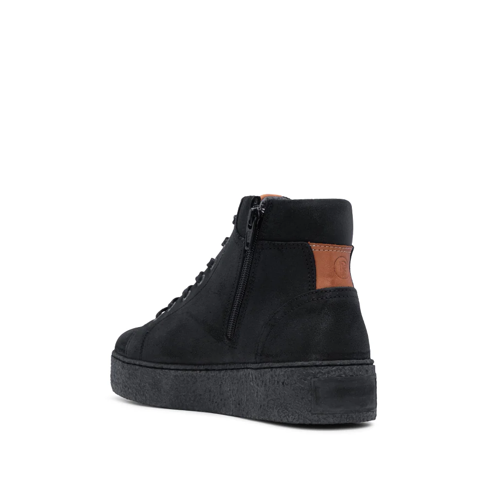 Botim Casual Mulher Nobuck Preto - Image 4