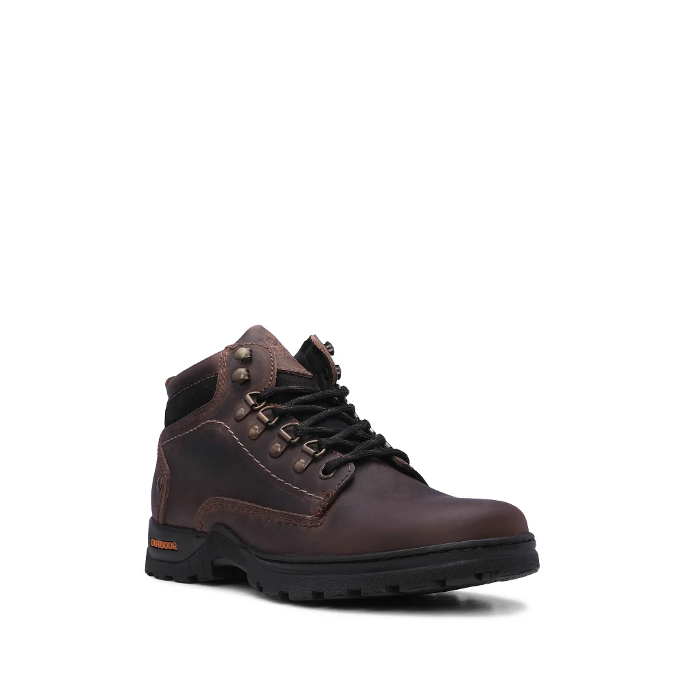 Botim Desportivo Homem Nobuck Castanho - Image 3