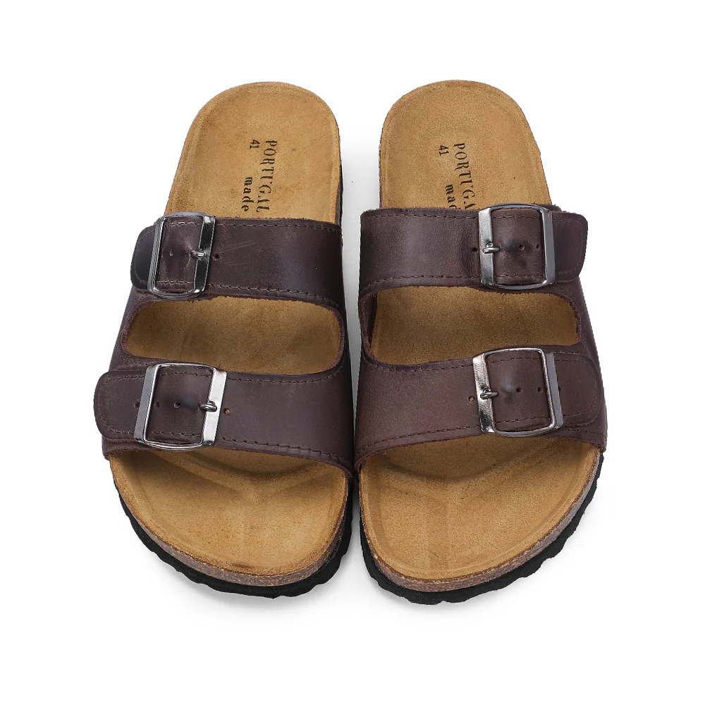 Chinelo Casual Homem Pele Castanho - Image 5