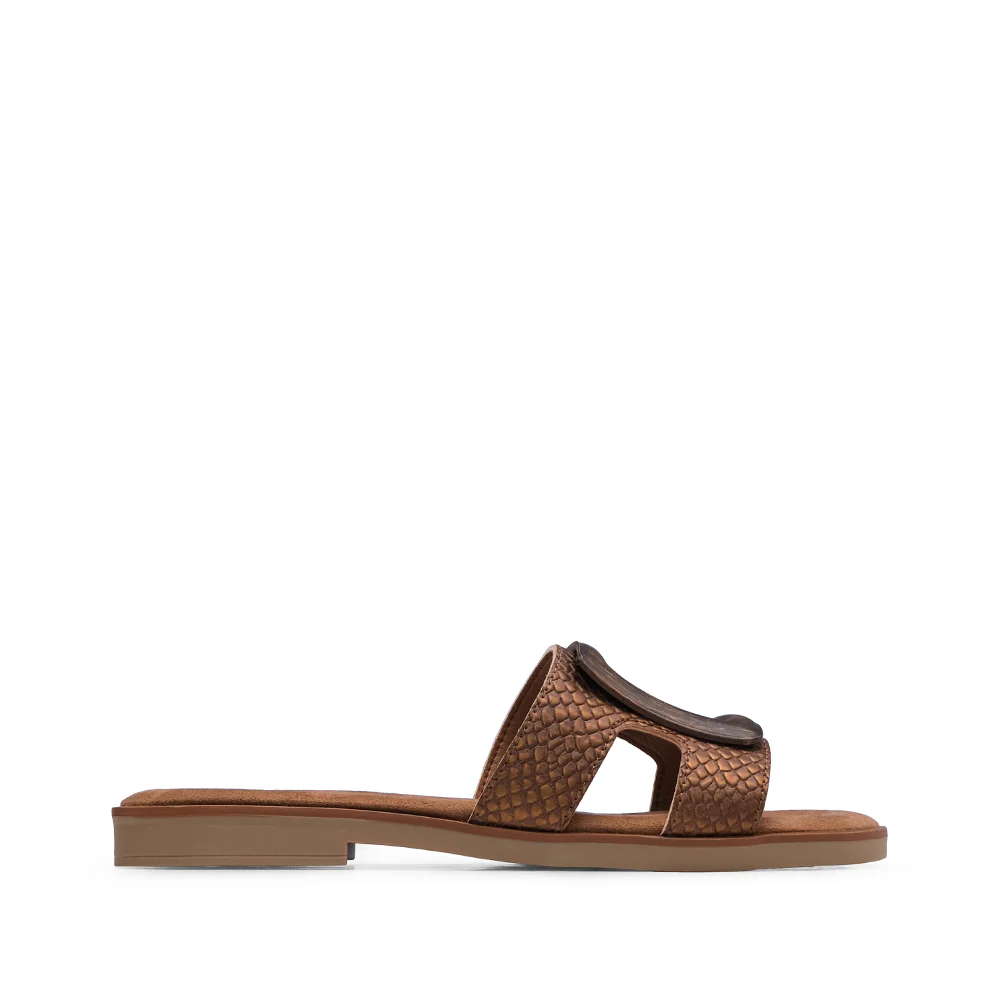 Chinelo Casual Mulher Castanho