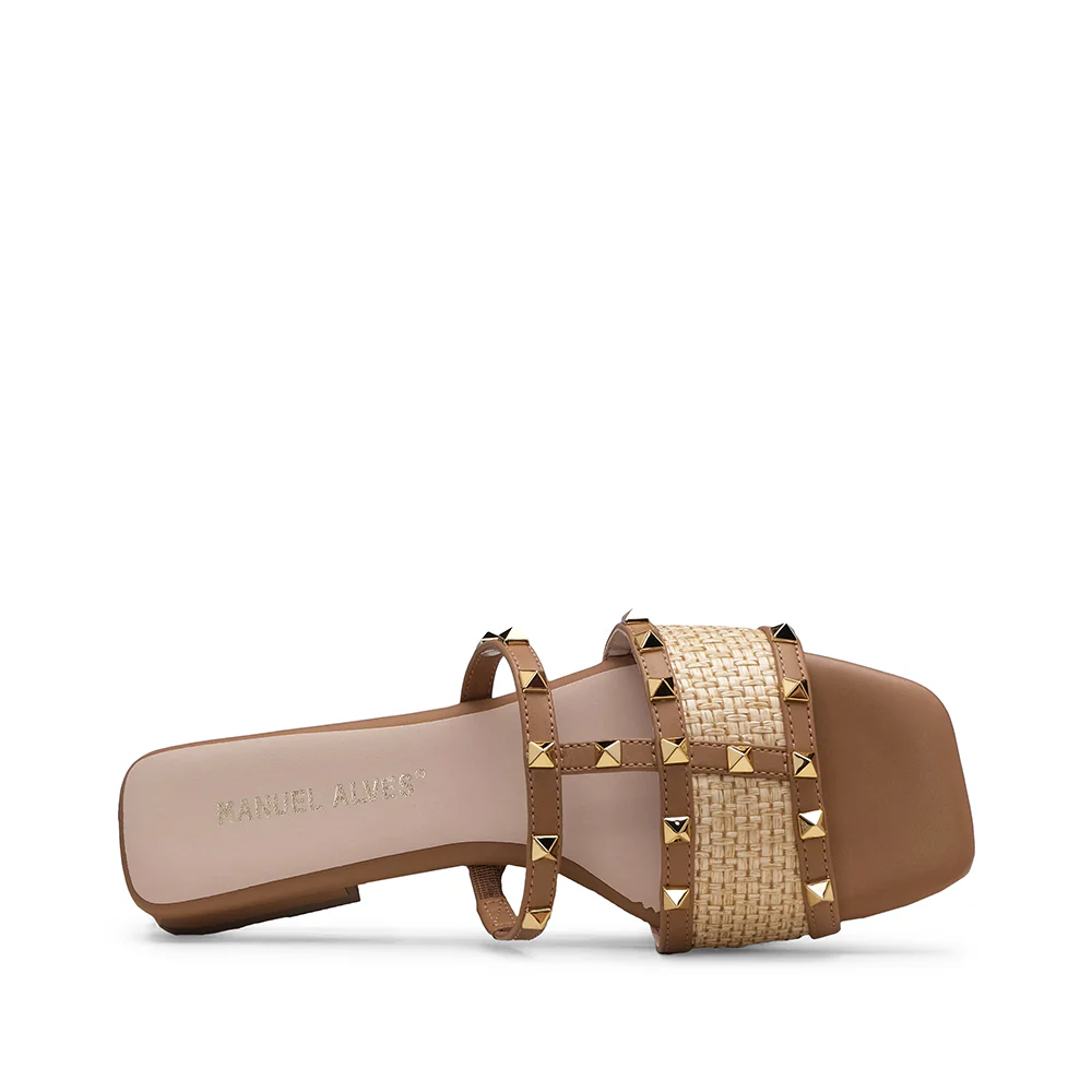Chinelo Casual Mulher Camel - Image 4