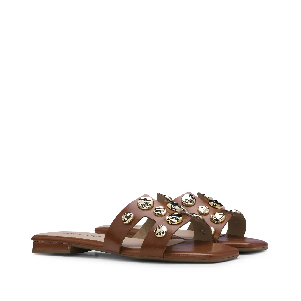 Chinelo Casual Mulher Camel - Image 2