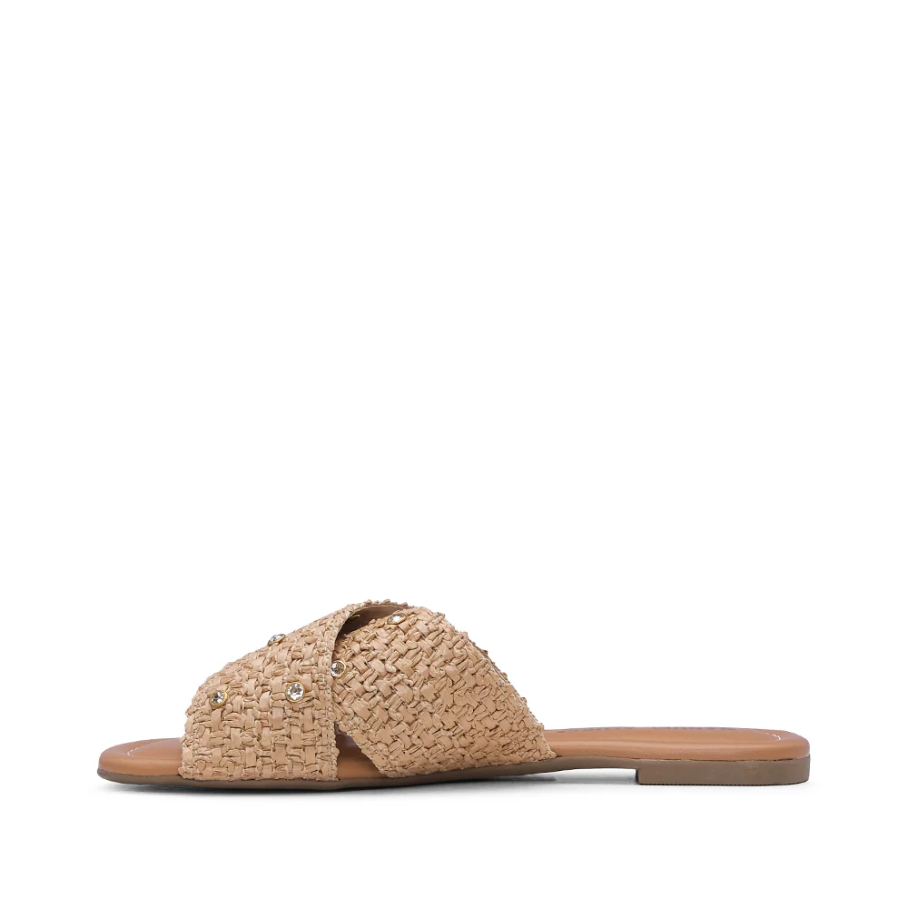 Chinelo Casual Mulher Bege - Image 2