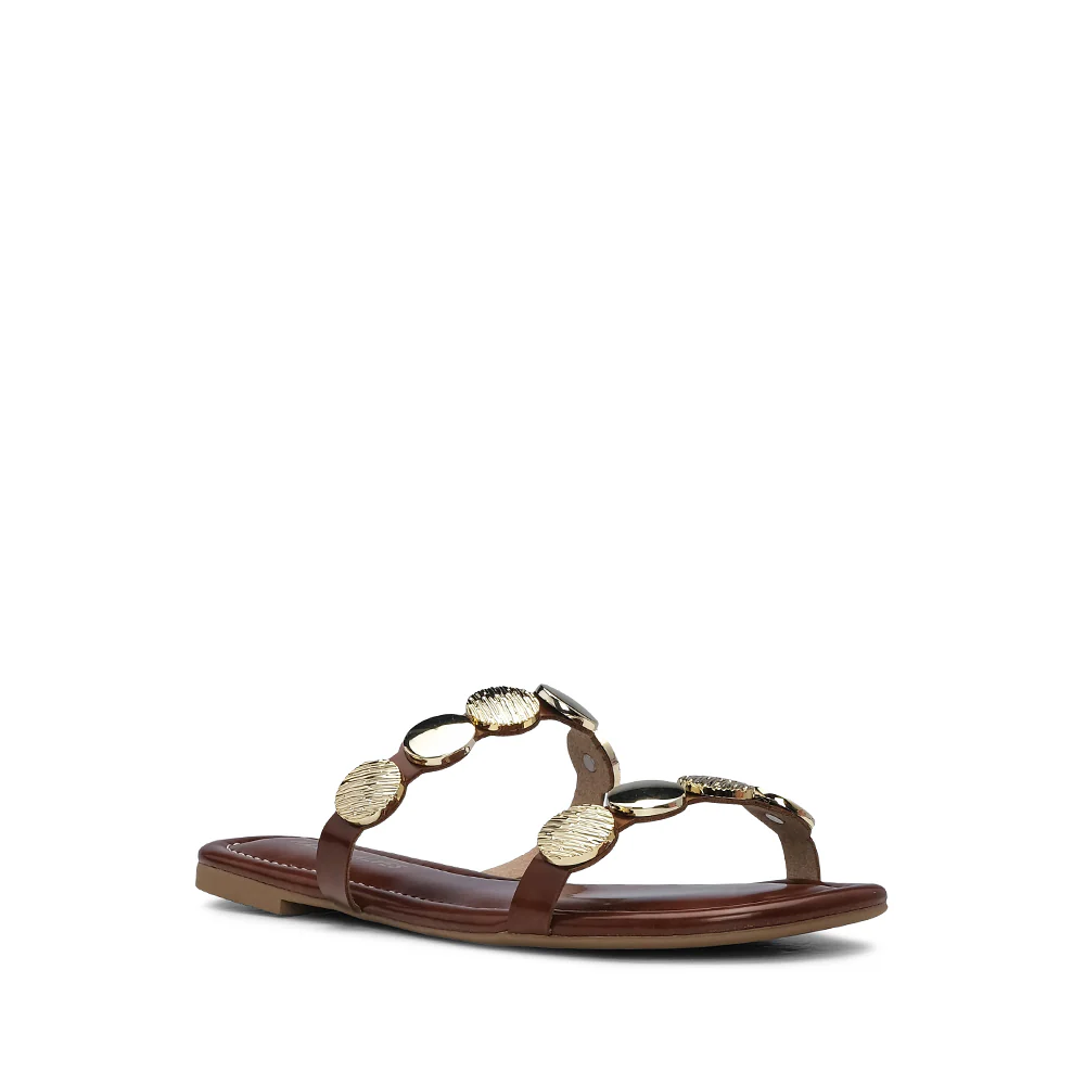 Chinelo Casual Mulher Castanho - Image 3