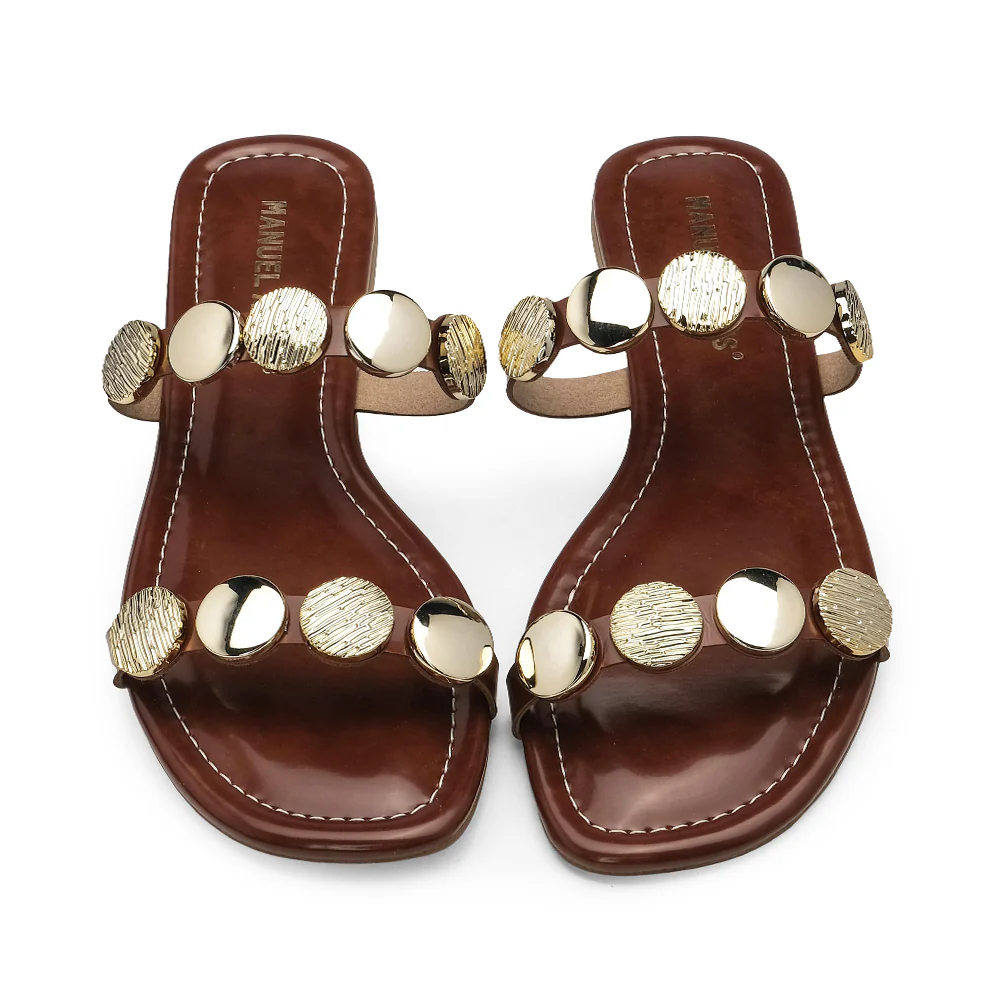 Chinelo Casual Mulher Castanho - Image 6