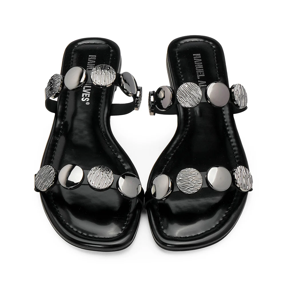 Chinelo Casual Mulher Preto - Image 6
